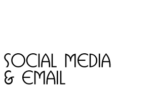 Social Media Marketing and Email Blasts